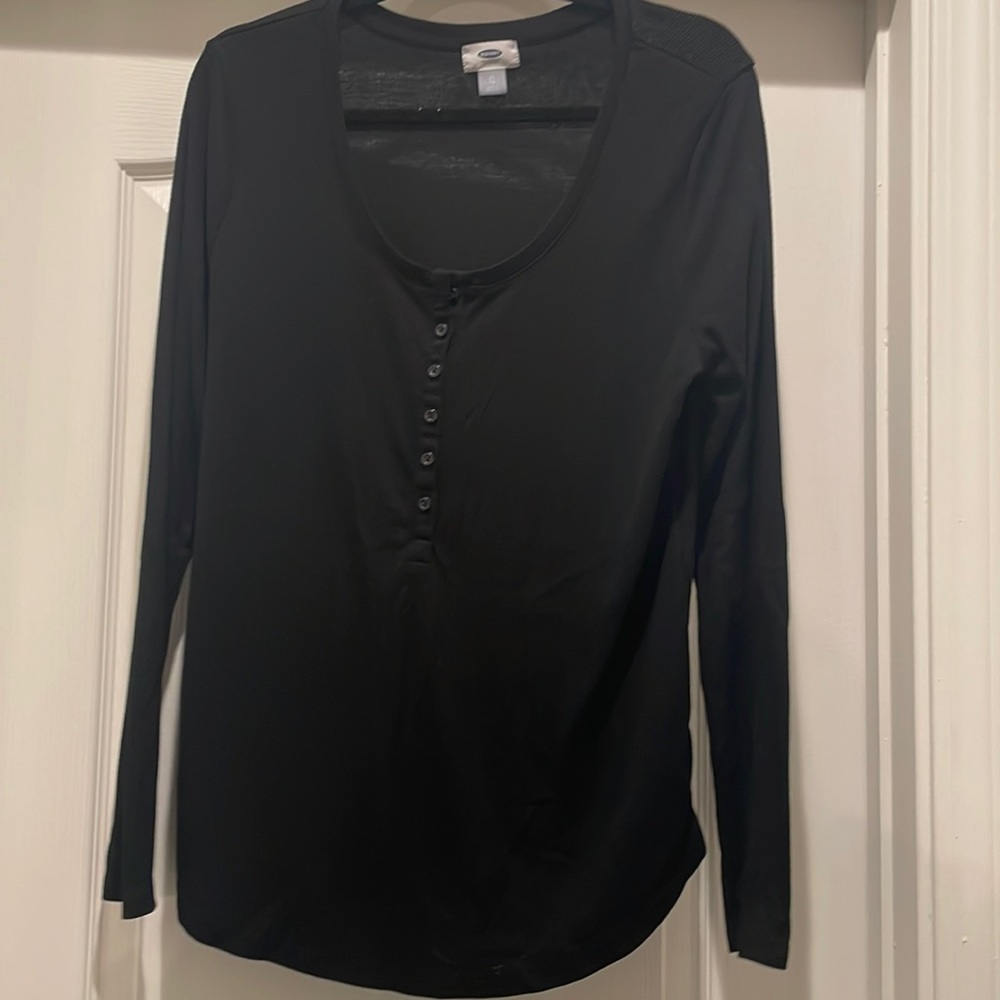 Old Navy Button Front Ribbed Top